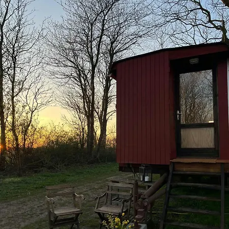 Tatil Evi Cozy Wagon House With Views Over The Limfjord *